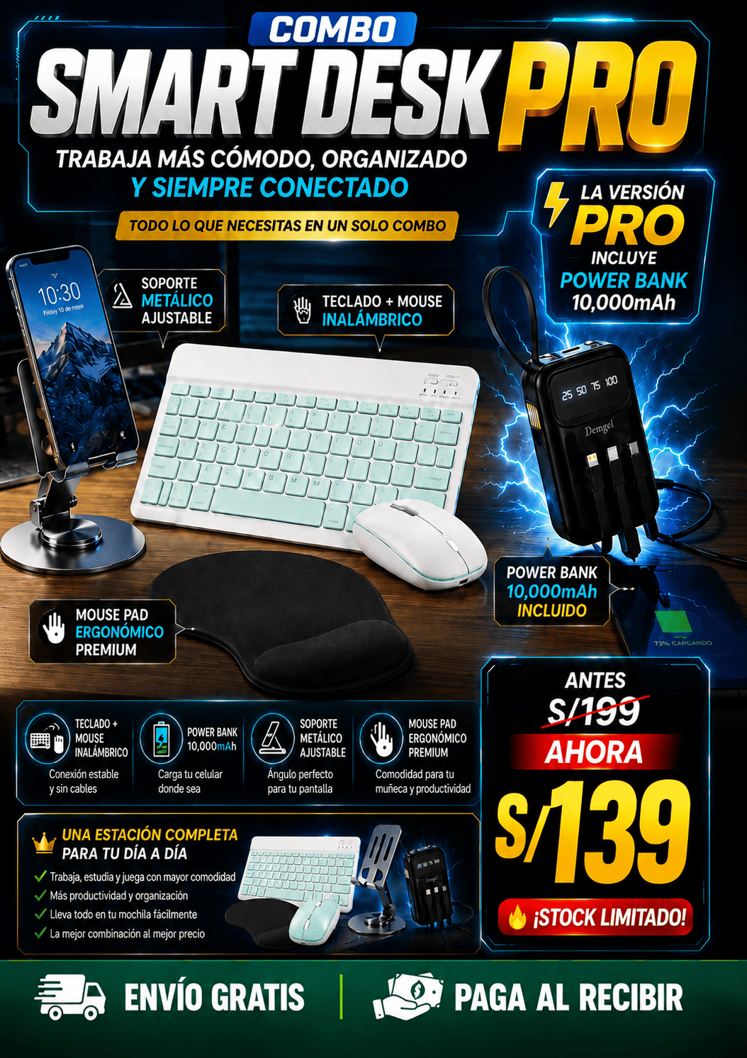 COMBO SMART DESK PRO