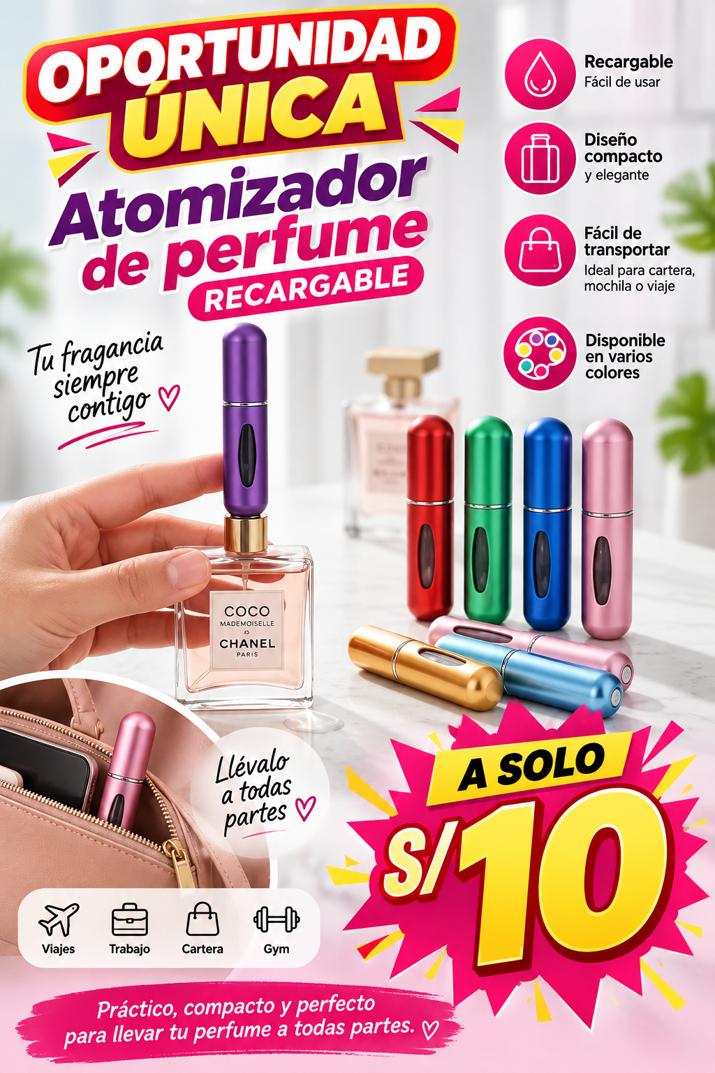 Dispensador de perfume - OFERTA