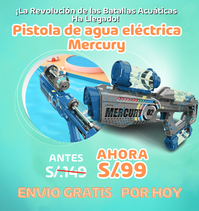 MERCURY PISTOLA DE AGUA ELECTRICA