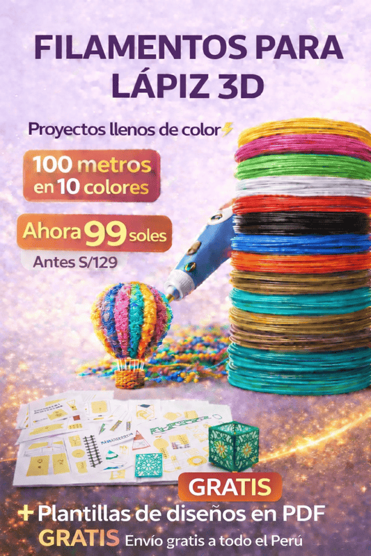 SUPER PACK de FILAMENTOS 3D