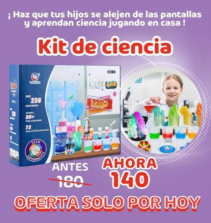 Kit de Ciencia - 238 Experimentos