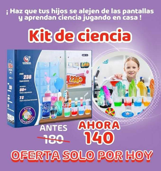 Kit de Ciencia - 238 Experimentos